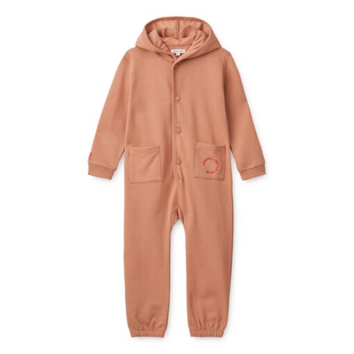 Liewood Sweat-Jumpsuit Topeka „Tuscany rose “, Gr. 56-104