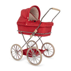 Konges Sløjd Puppenwagen „Cordsamt / Red“