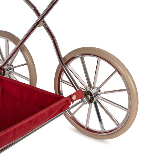Konges Sløjd Puppenwagen „Cordsamt / Red“