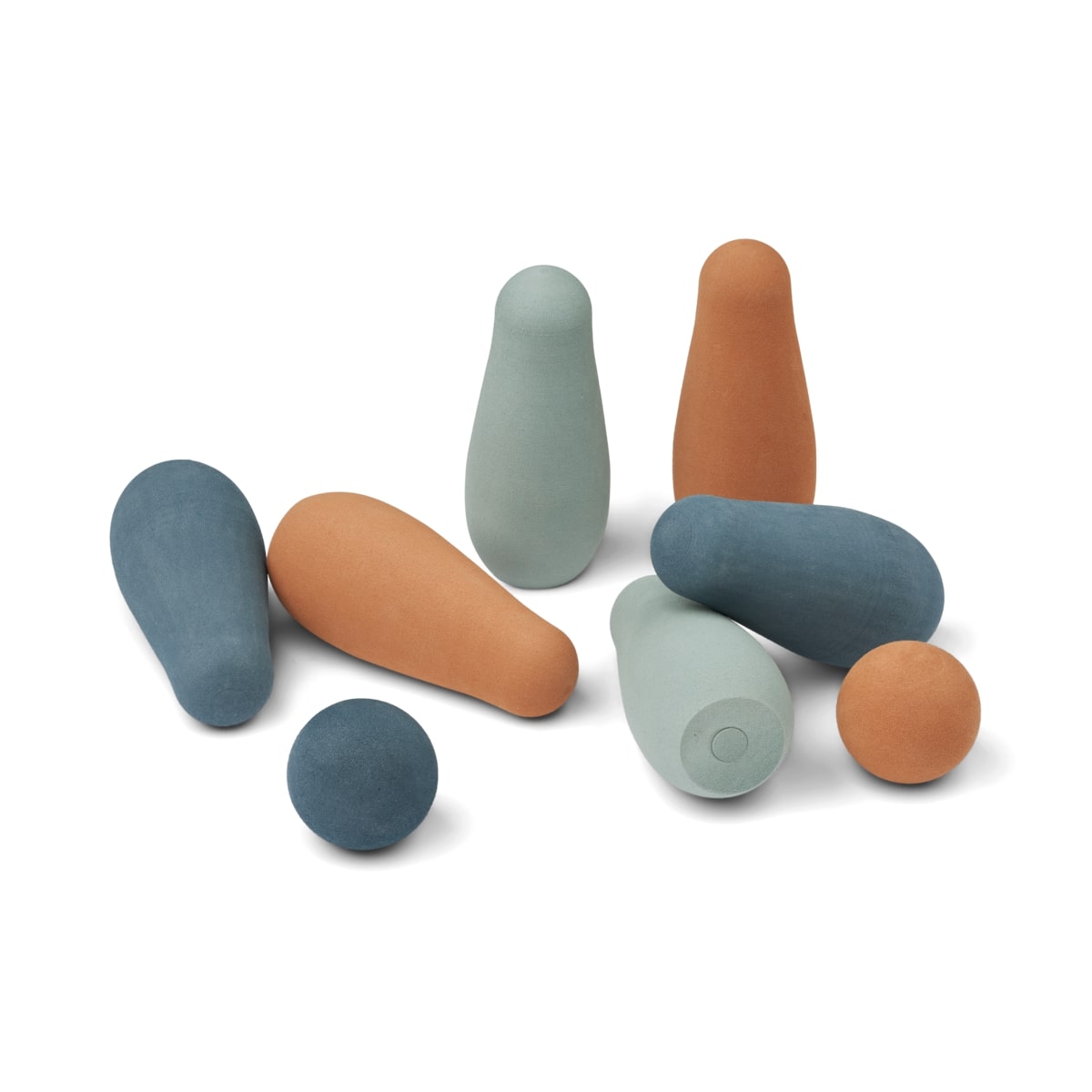 DELISTED Liewood Bowling-Set Benno „Whale blue mix“, Schaumstoff – Bild 2