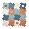 Liewood Schaumstoff-Puzzle-Matte Ernesto „Whale blue multi mix“, 127x127cm