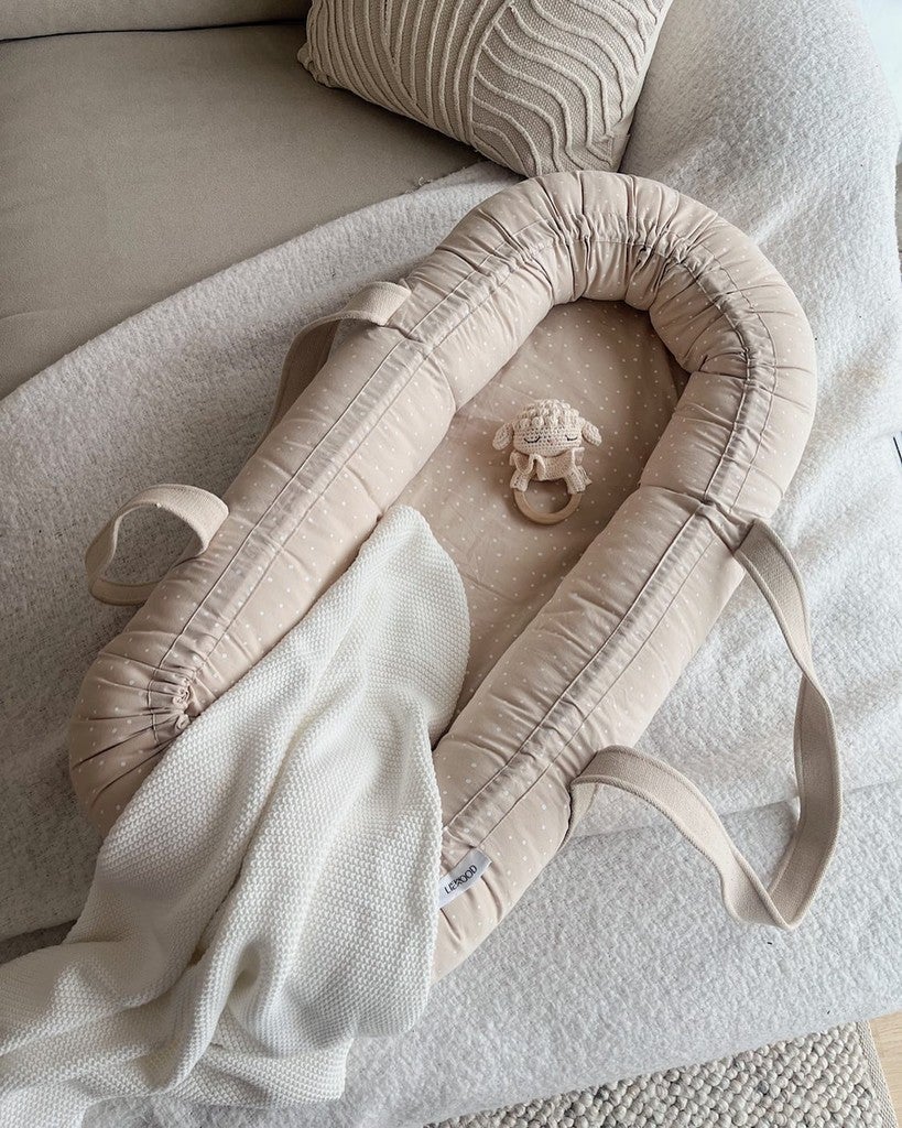 DELISTED Liewood Gro Babylift / Babynest „Confetti sandy“, Bio-Baumwolle – Bild 3