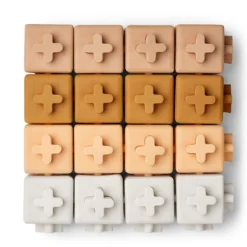 Liewood Würfel-Bausteine Pierce „Tuscany rose multi mix“, 16-teilig