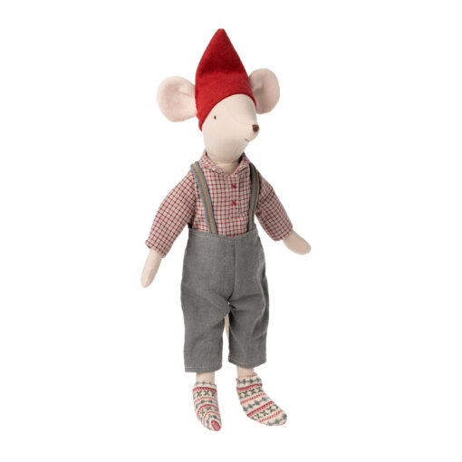 Maileg Weihnachtskleidungs-Set für Medium Maus „Junge“