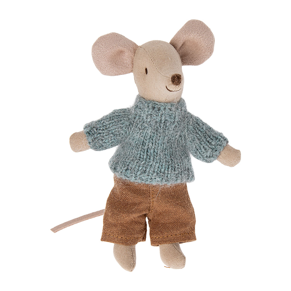 Maileg Puppenkleidungs-Set für Großer Bruder Maus „Strickpullover-Set“