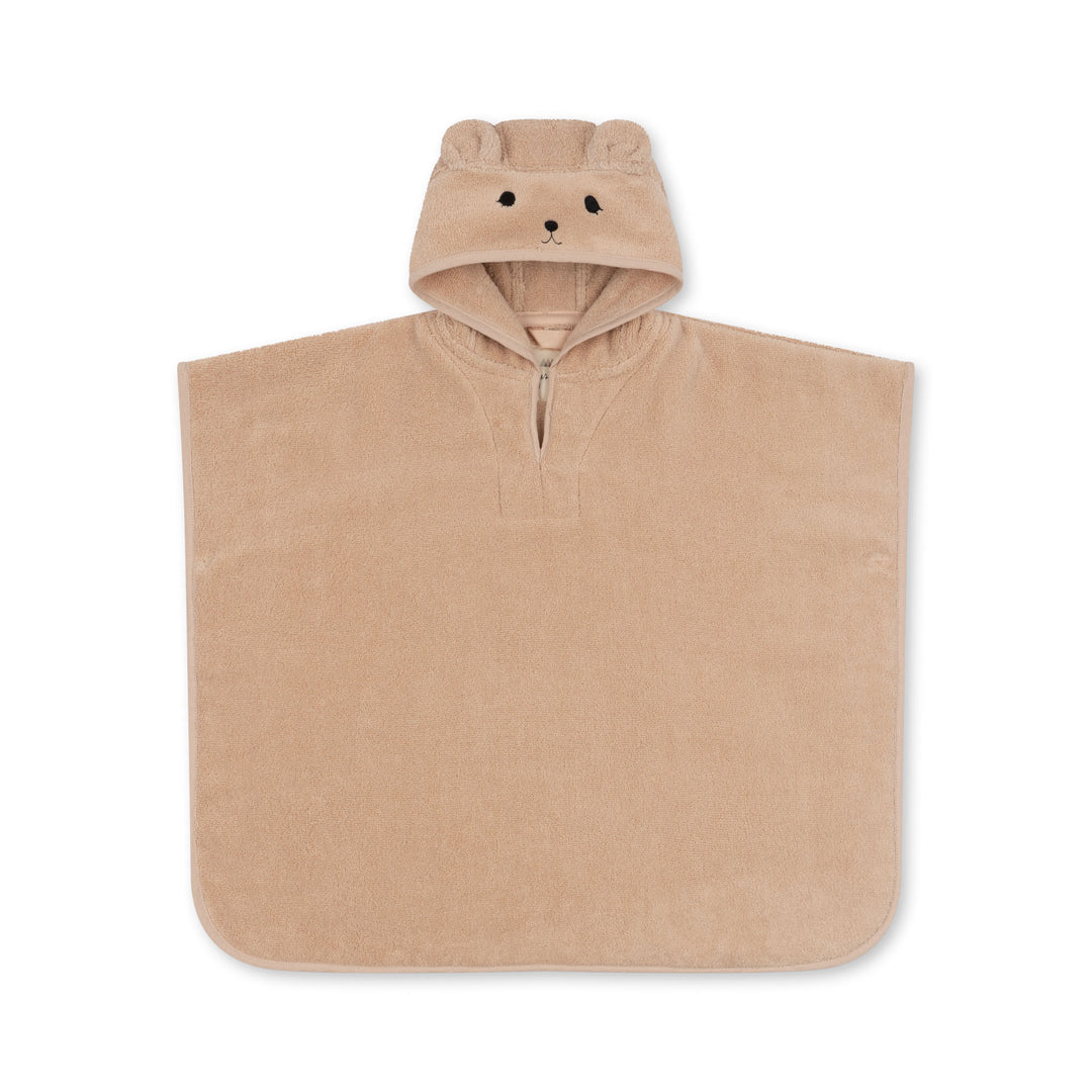 DELISTED Konges Sløjd Kinder-Badeponcho Terry „Smoke Gray“