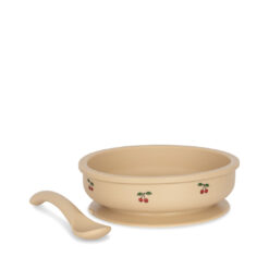 Konges Sløjd Silikon-Schüssel-Set „Cherry“, Saugnapf 01