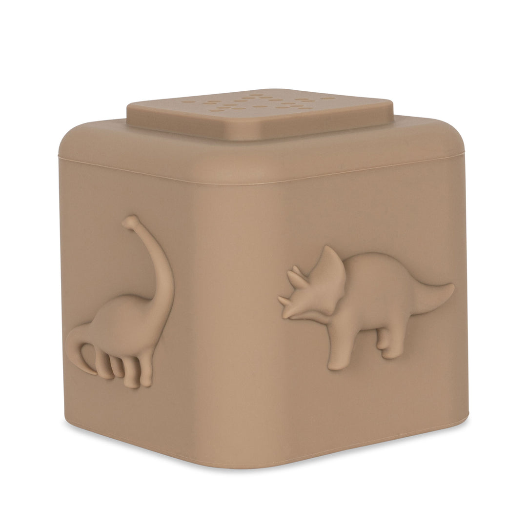 Konges Sløjd Stapelturm aus Silikon „Shitake mix“, Badespielzeug, 4-teilig – Bild 5