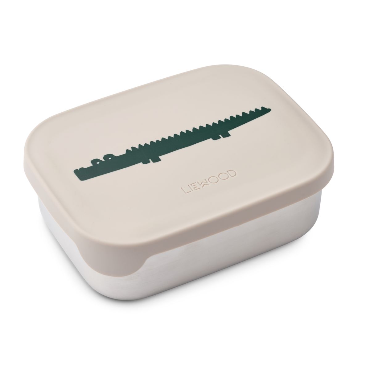 Liewood Arthur Lunchbox „Carlos : Sandy“, Edelstahl mit Silikon-Deckel