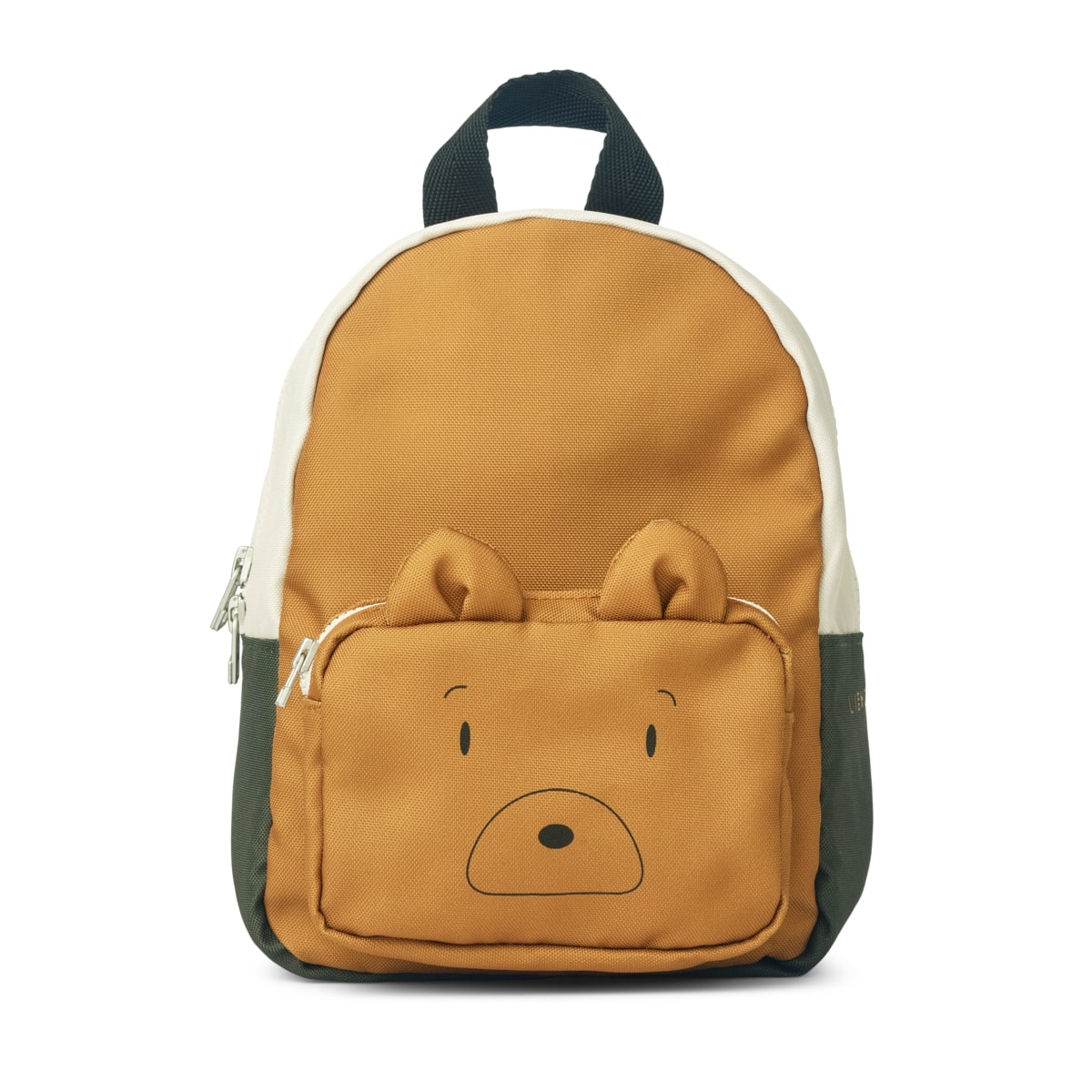 DELISTED Liewood Saxo Mini-Kinderrucksack „Mr Bear golden caramel multi mix“, 1-3 Jahre