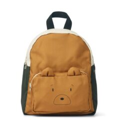 Liewood Saxo Mini-Kinderrucksack „Mr Bear golden caramel multi mix“, 1-3 Jahre 01