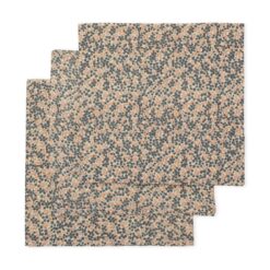 Konges Sløjd Musselin Tuch-Set „Champ Bleu“, 65cm, 3er-Set