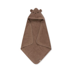 Konges Sløjd Baby-Kaputzenhandtuch Terry „Desert Taupe“ 01