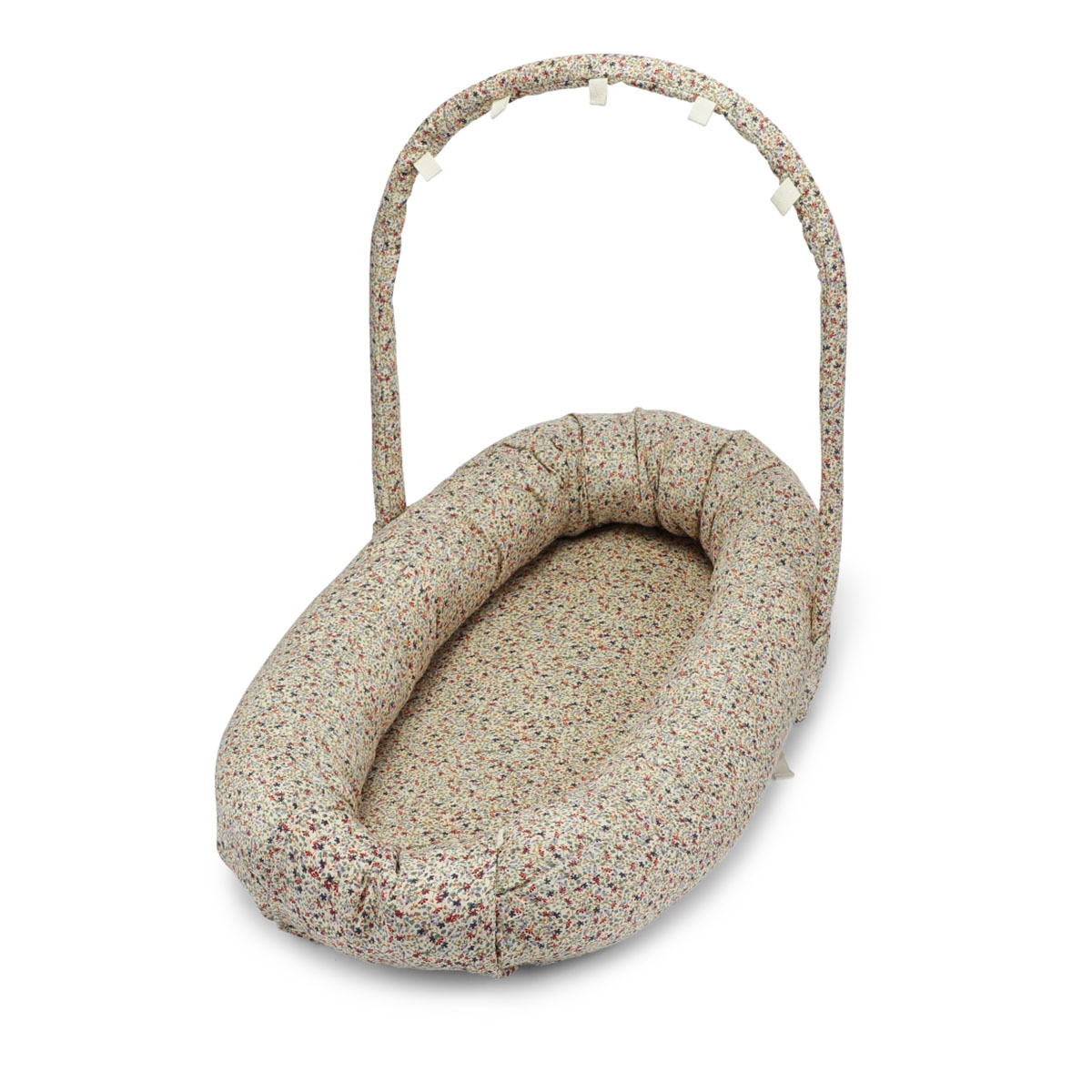 DELISTED Konges Sløjd Babynest mit Activity-Bogen „Louloudi“, 83x43cm