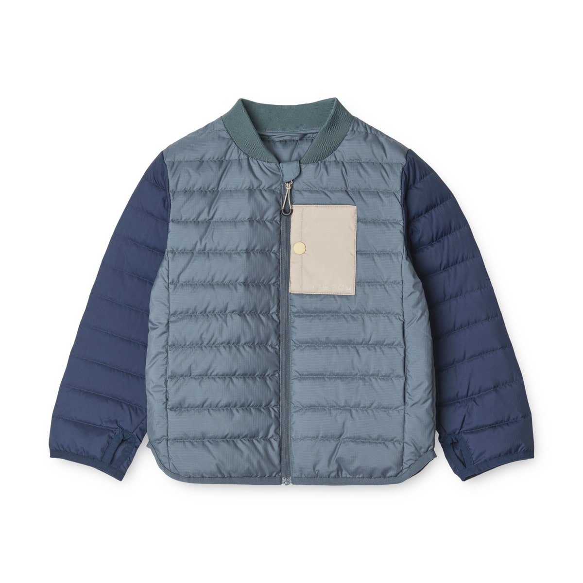 Liewood leichte Daunen-Steppjacke Lauge „Whale blue mix“