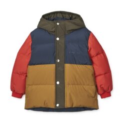 Liewood Palle Daunenjacke für Kinder „Army brown multi mix“