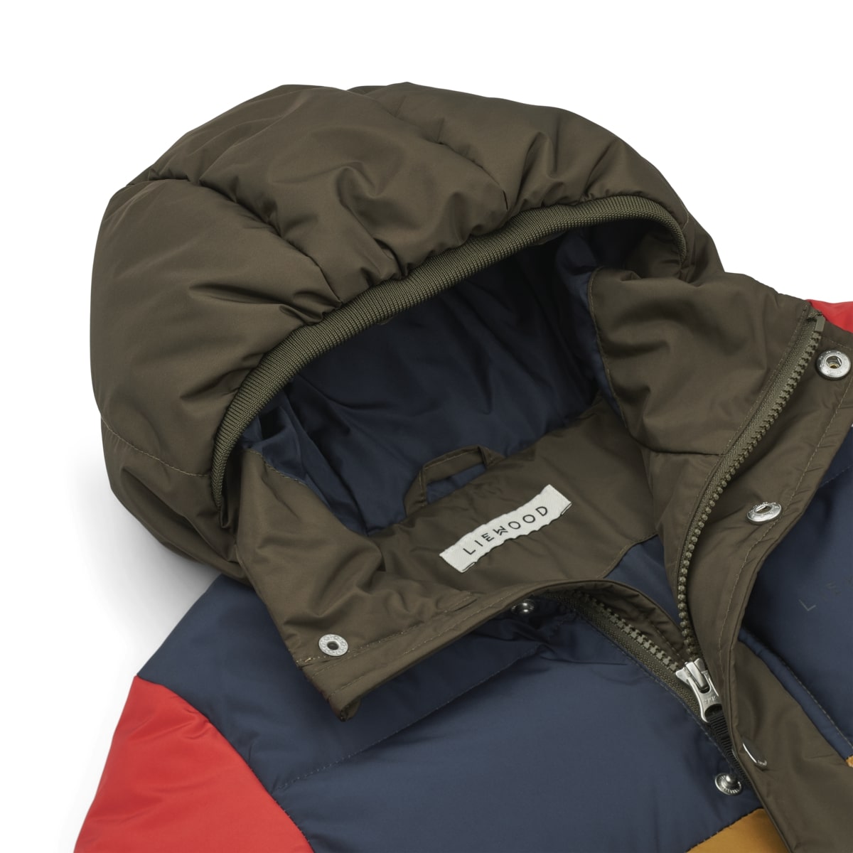 Liewood Palle Daunenjacke für Kinder „Army brown multi mix“, Gr. 80, 92, 128-140 – Bild 3