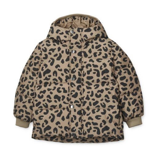 Liewood Palle Daunenjacke für Kinder „Leo oat / Black panther“, Gr. 80-98, 110 – Bild 2