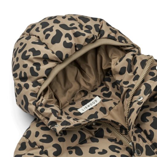 Liewood Palle Daunenjacke für Kinder „Leo oat / Black panther“, Gr. 80-98, 110 – Bild 4