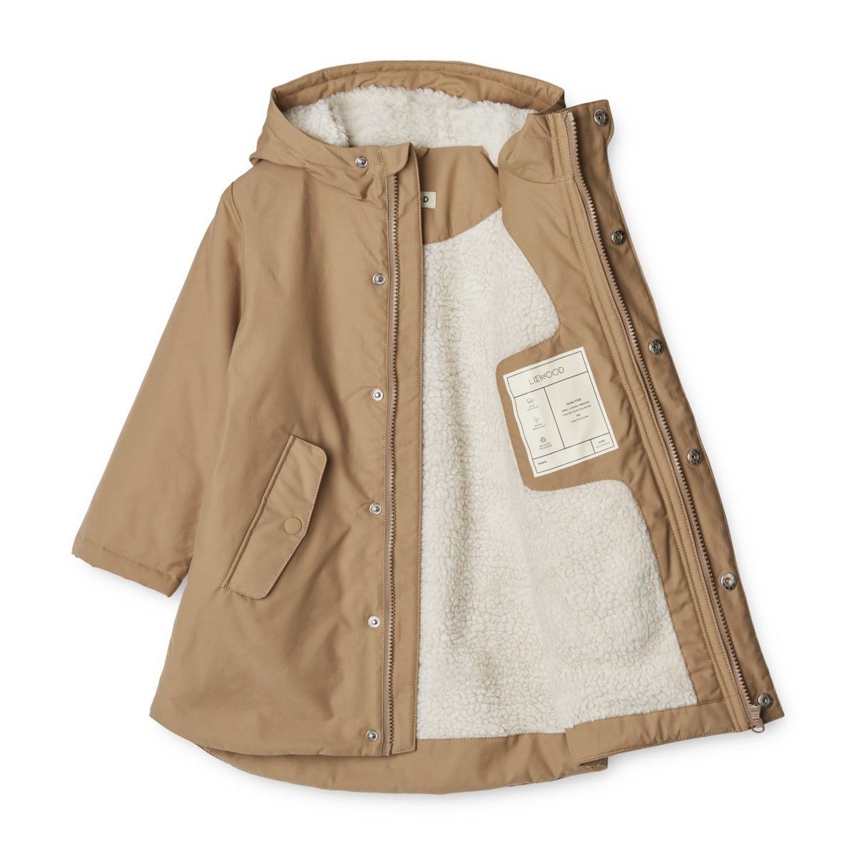 Liewood Parka-Jacke Villads „Oat / Sandy“, Gr. 104, 116 – Bild 5