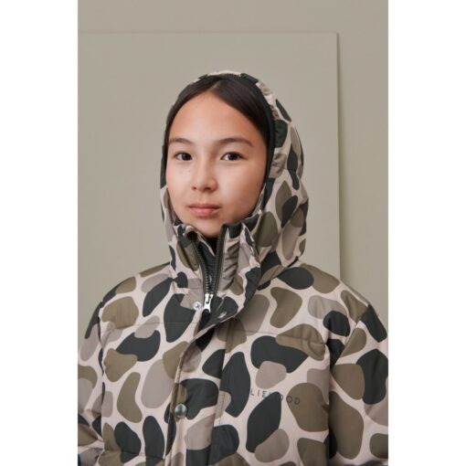 Liewood Palle Daunenjacke für Kinder „Leo oat / Black panther“, Gr. 80-98, 110 – Bild 13