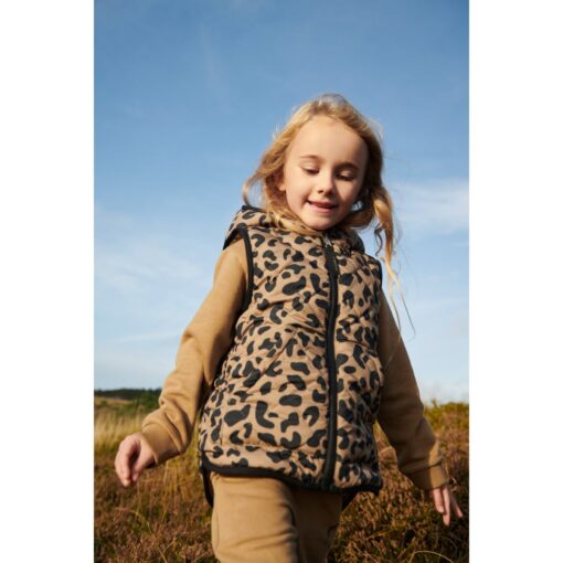 Liewood Diana Thermo-Wendeweste für Kinder „Leo oat / Black panther“, Gr. 86-104 – Bild 5