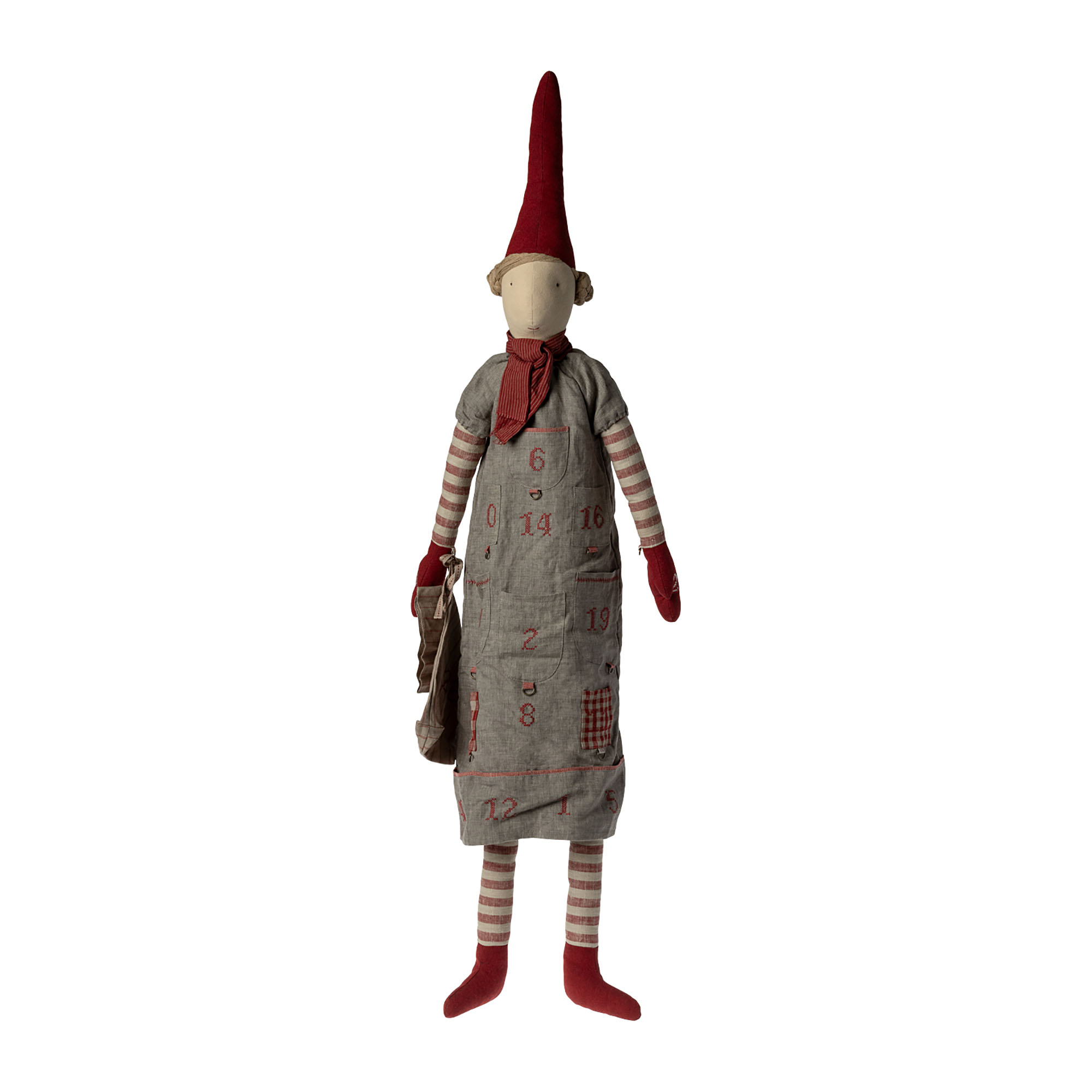 Maileg Weihnachtskalender Mädchen, Weihnachtswichtel, H124cm