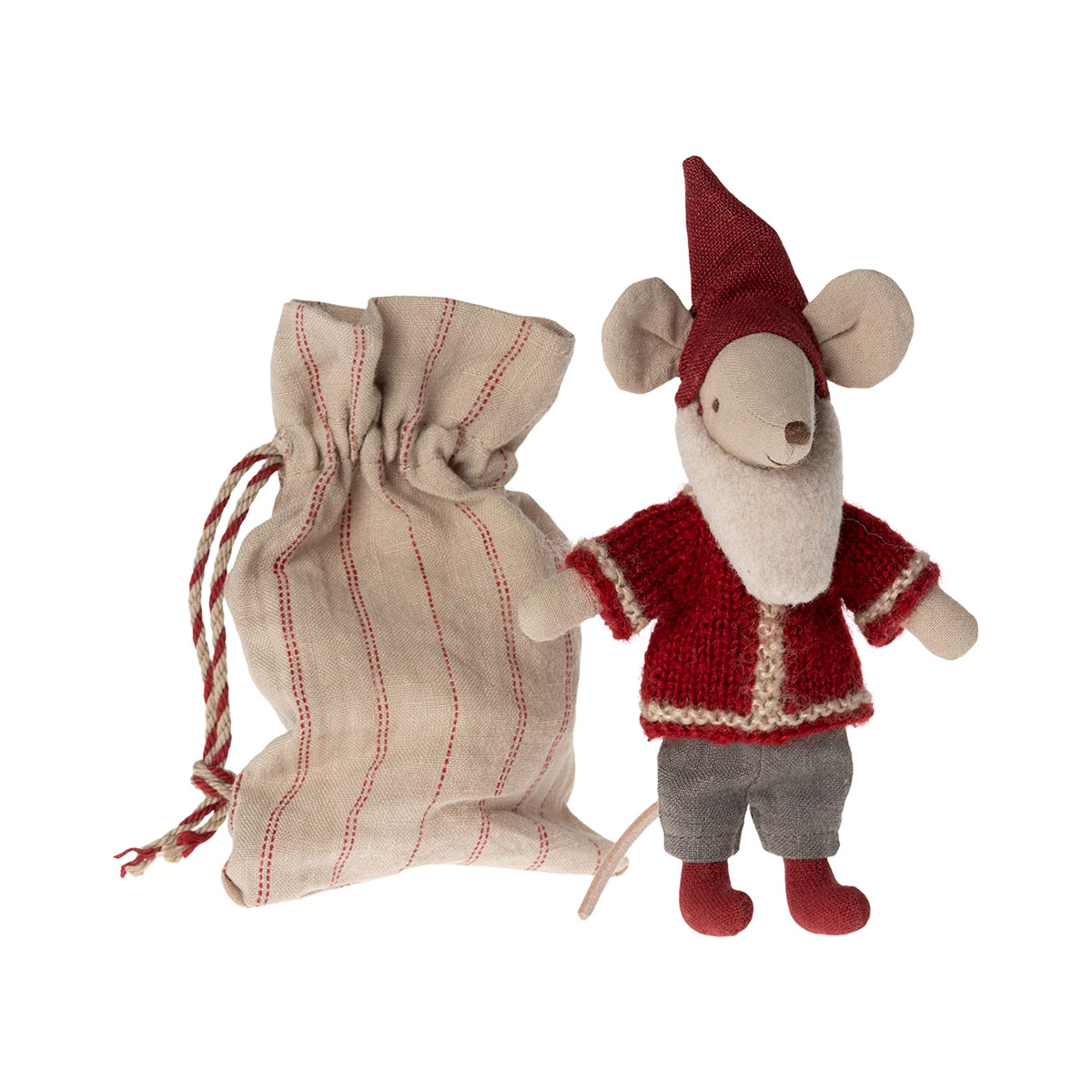 Maileg Großer Bruder Weihnachtsmann Maus mit Lebkuchenhaus – Bild 2