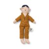 Liewood Mini-Puppe Hao „Oat / Golden caramel“, H20cm