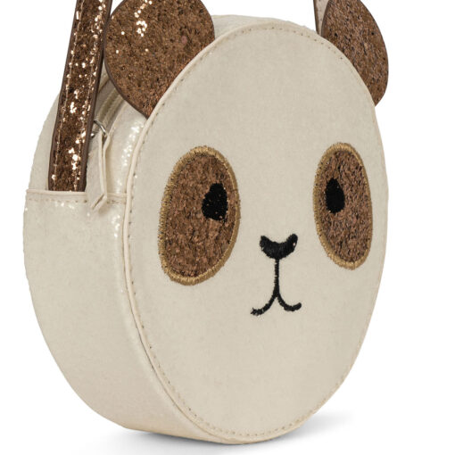 DELISTED Konges Sløjd Glitzer-Schultertasche Tut für Kinder „Panda“ – Bild 3