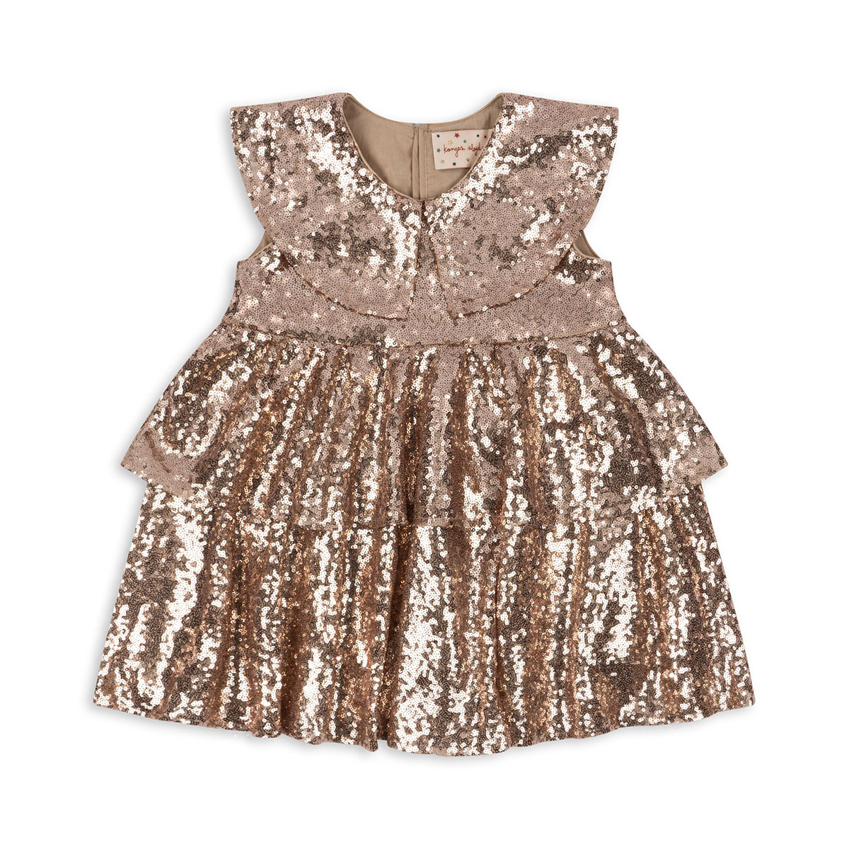 Konges Sløjd Paillettenkleid „Starla“, Gr. 74-104, 122/128