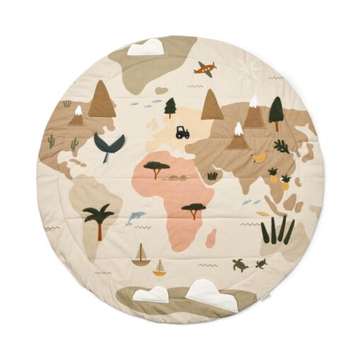Liewood Aktivitätsdecke Adonna „World map / Sandy“