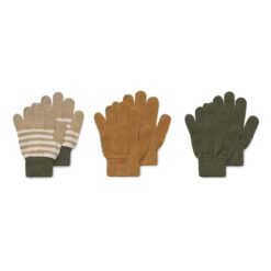 Liewood Fingerhandschuhe Gamma „Golden caramel multi mix“