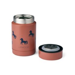 Liewood Nadja Thermobehälter „Horses / Dark rosetta“, 250ml