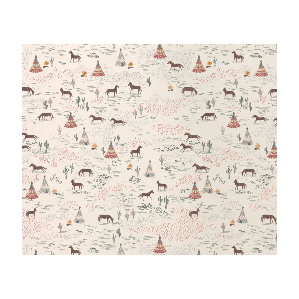 Maileg Geschenkpapier „Chevaux heureux“, 10m x 55cm
