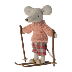 DELISTED Maileg Miniatur Ski und Skistöcke für Große Schwester & Bruder Maus – Bild 3