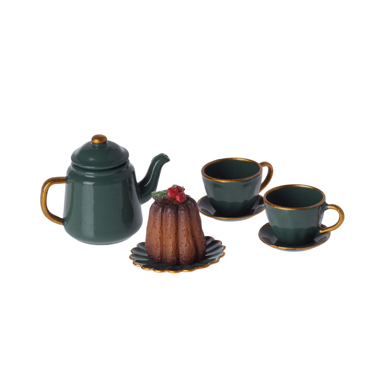 DELISTED Maileg Puppenhaus Weihnachts Teeparty-Set – Bild 2