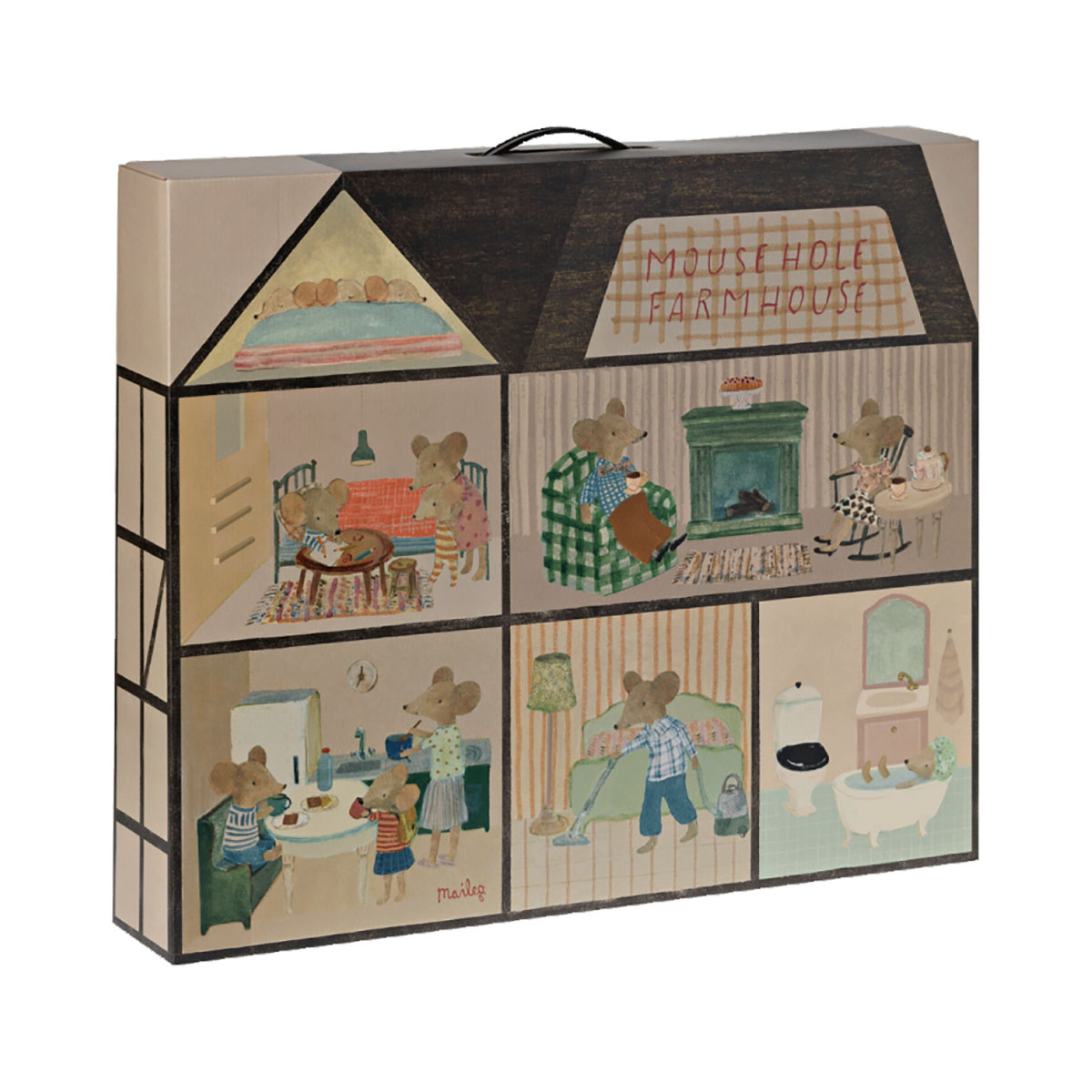 Maileg Puppenhaus „Mauseloch Bauernhaus“ 56x63cm – Bild 4