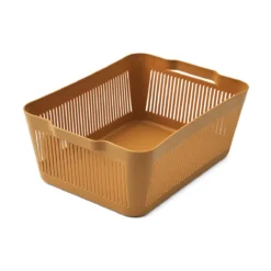 Liewood Kunststoffkorb-Set Makeeva „Golden caramel“, Large, 2-teilig