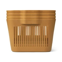 Liewood Kunststoffkorb-Set Makeeva „Golden caramel“, Small, 4-teilig