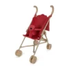 Konges Sløjd Puppen-Buggy „Cordsamt / Red“