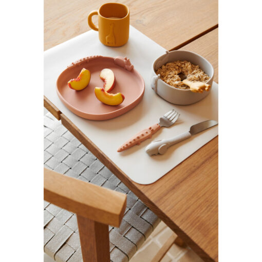 Liewood 3D Silikon-Geschirrset Kine „Tuscany rose mix“, 3er-Set