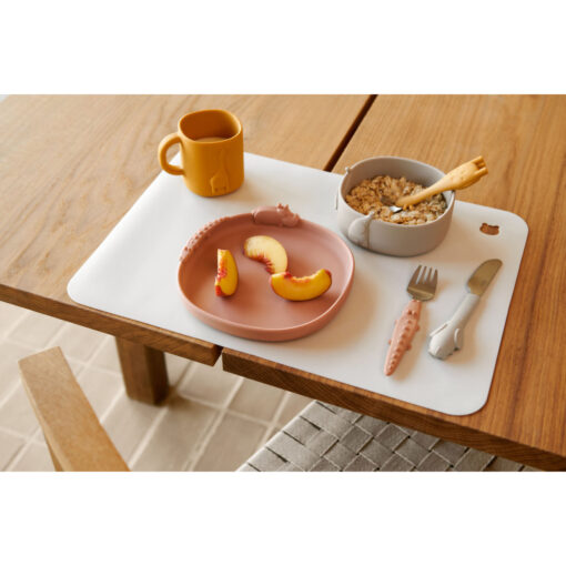 Liewood 3D Silikon-Geschirrset Kine „Tuscany rose mix“, 3er-Set