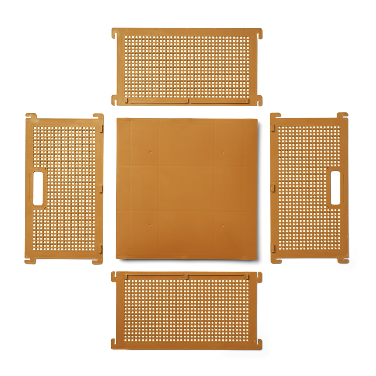 Liewood Aufbewahrungsbox Dirch „Golden caramel“, medium, 34x34x18cm – Bild 2