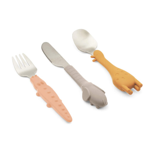 Liewood Kinder-Besteckset Tove „Tuscany rose mix“ 3-teilig