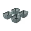 Liewood Kunststoffkorb-Set Makeeva „Whale blue“, Small, 4-teilig