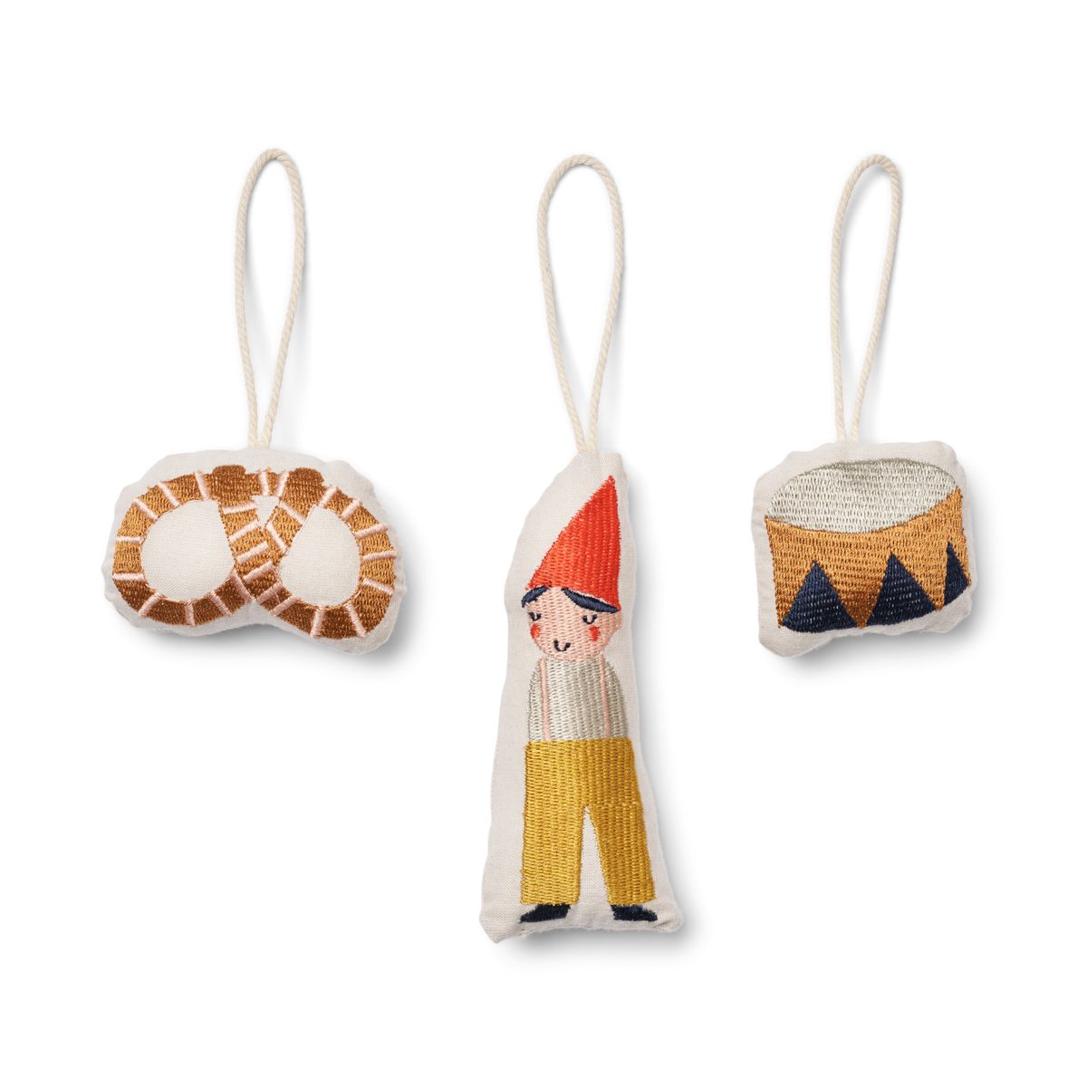 Liewood Weihnachtsschmuck-Set Bethany „Holiday Elf sandy mix“ 01