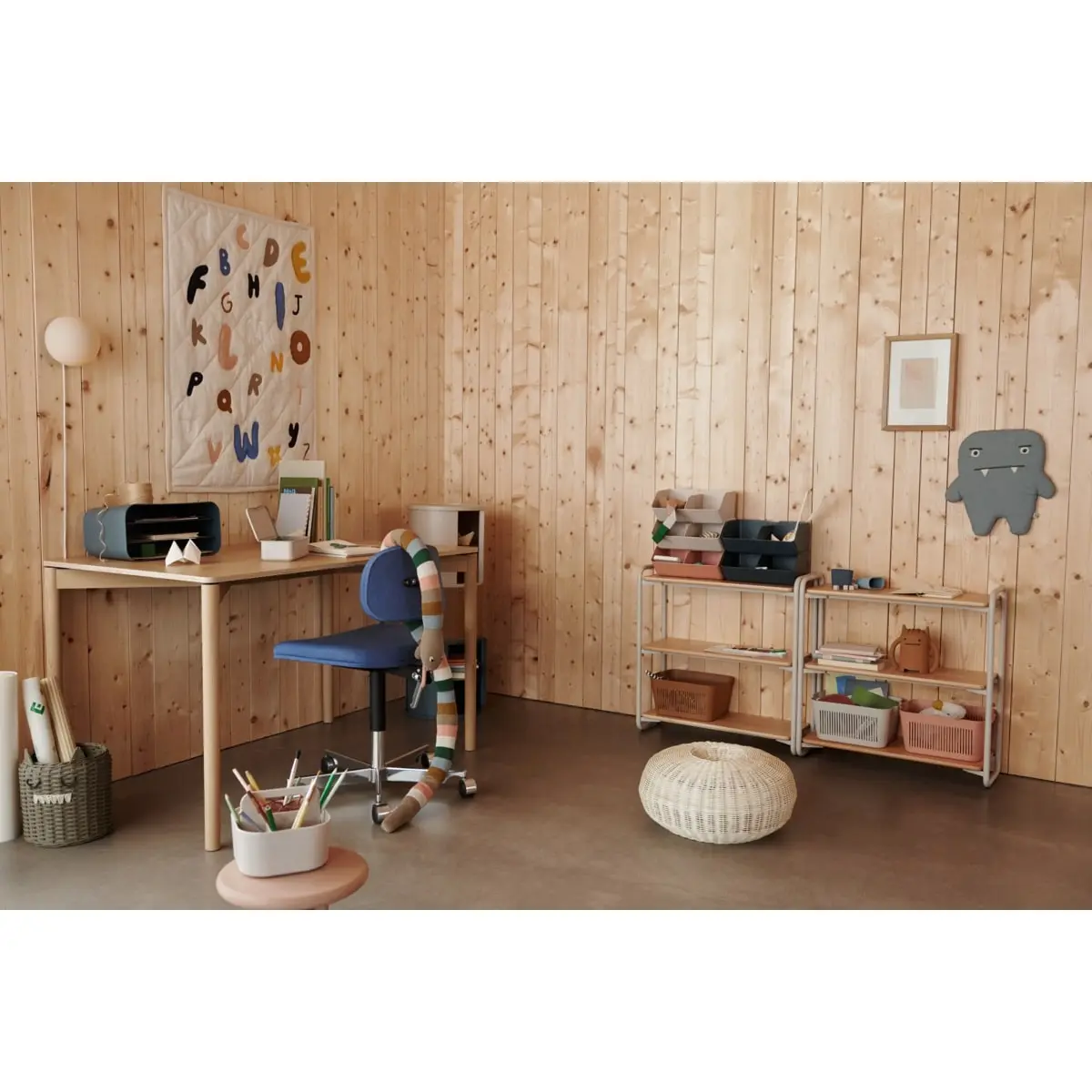 Liewood Wanddekoration Leonardo „Monsters blue mix“ 3er-Set