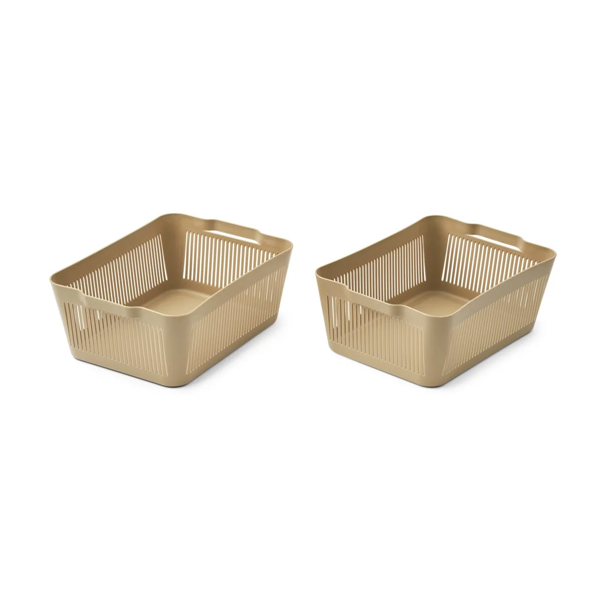 Liewood Kunststoffkorb-Set Makeeva „Sandy“, Large, 2-teilig