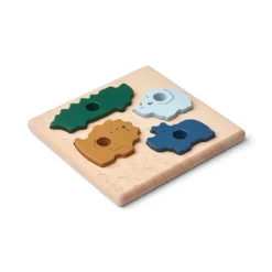 Liewood Holz-Puzzle Suki „Garden green multi mix“